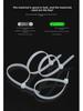 Self-Locking Wide Nylon Cable Tie, Large Thickened Plastic