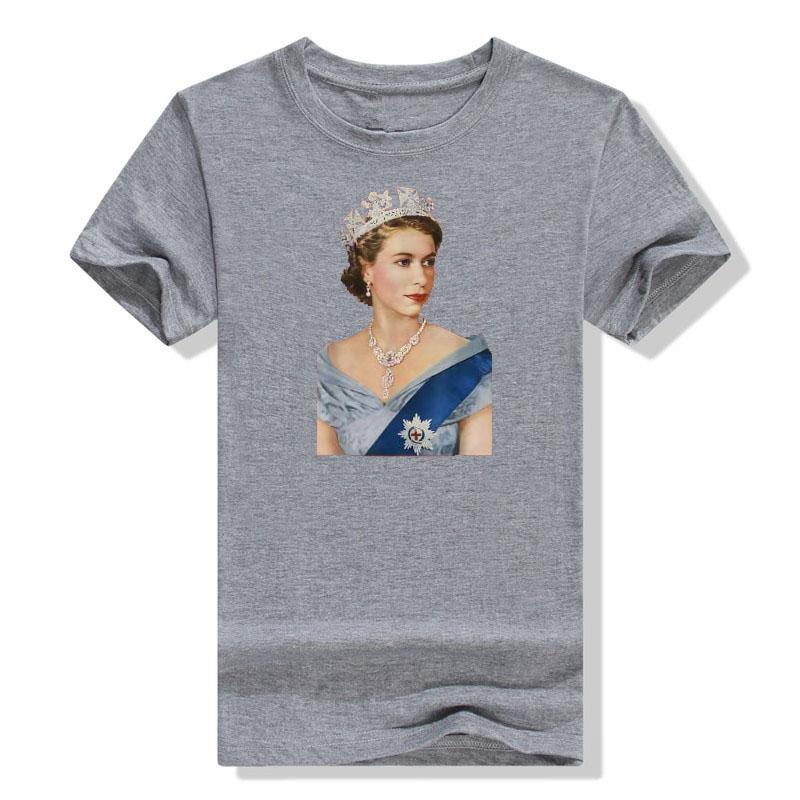 Queen-Elizabeth's II British Crown Majesty Queen Elizabeth's Remember T-Shirt The-Queen of England Her Royal Highness Apparel