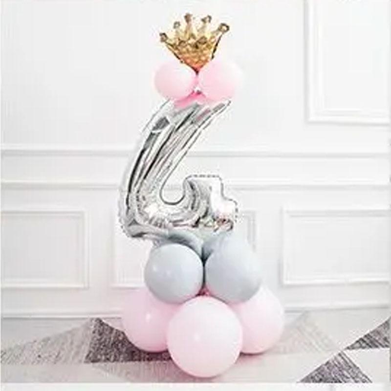 Złote Balony z Cyframi na Urodziny i Imprezy