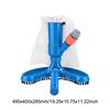Swimming Pool Vacuum Cleaning Kit with Mesh Bag & Hose Adapter Pool Vacuum Jet Underwater Cleaner Brushes for Pools Spas & Ponds
