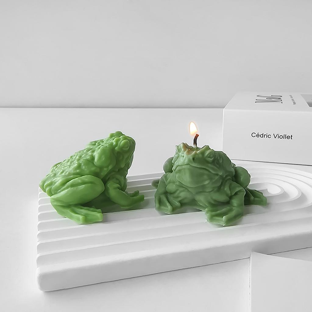 Toad Shaped Candlestick Silicone Mold Candle Base Mould Decorative Candle Holder Mold Ornament Home Decorations Mould