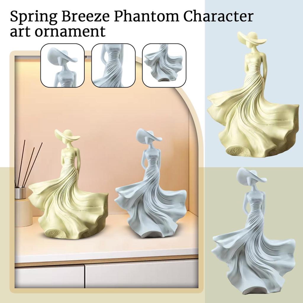Spring Charm Figurine Ornament, High-End Home Decor For Living Room, Study, Entryway, Wine Cabinet