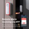 Tuya WiFi Smart Door and Window Sensor Alarm Battery Powered Open Closed Detector Sound and Light Alarm Work with Smart Life