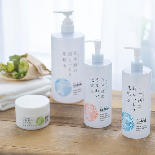 Nihonmori Sake Moisturizing Gel Cream 180g (Fragrance-free, Color-free, All-in-one)