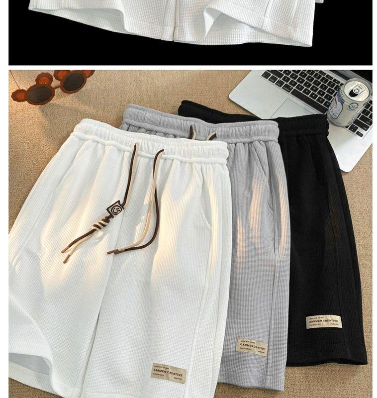 Women's Summer Waffle Pattern Breathable Bermuda Shorts