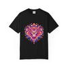 Dahlia Bat Psychedelic Creature T-Shirt Black Front Print Comfort Colors 1717