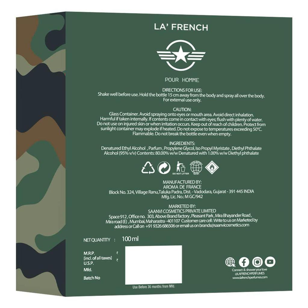 La French Shield Perfume for Men - 100ml |