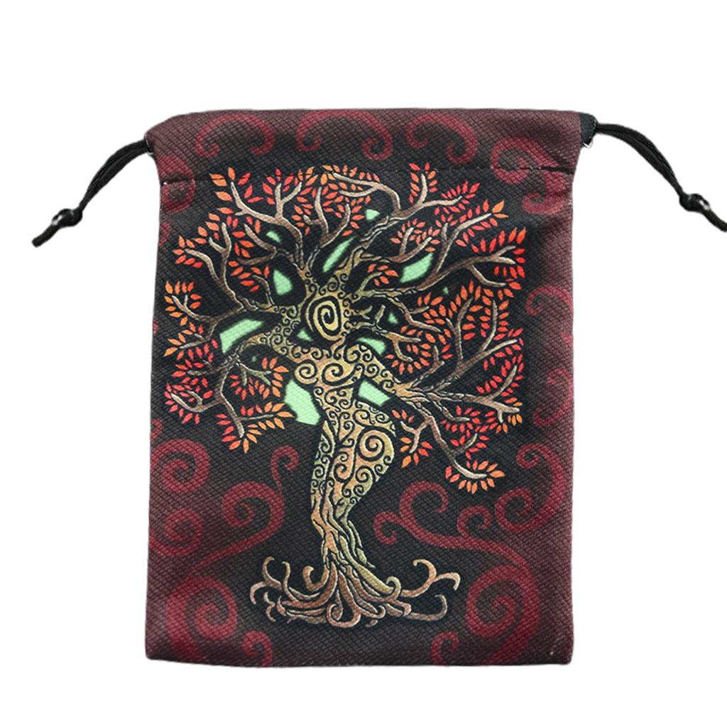 13x18cm Velvet Tarot Card Storage Bag Board Game Mini Drawstring Package Board Game Tarot Cards Storage Bags Table Deck Games