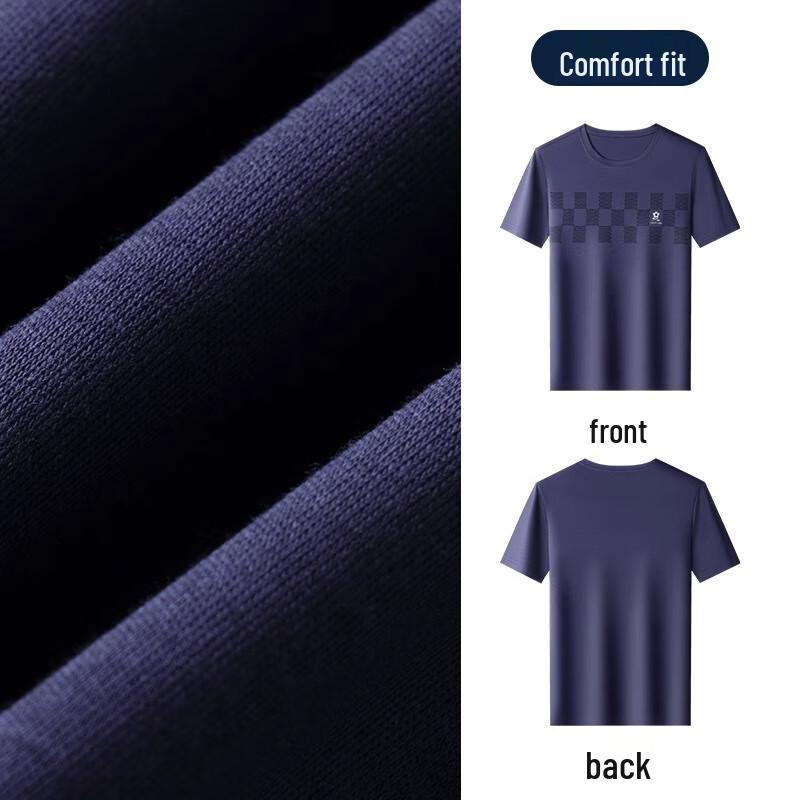 MONTAGUT Men's Short Sleeve Solid Casual T-Shirt