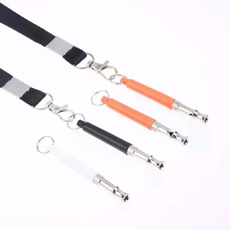 1Pcs Ultrasonic Dog Training Whistle - Adjustable Silent Stop Barking Control Tool With Rope Pets Discipline Supplies Flute