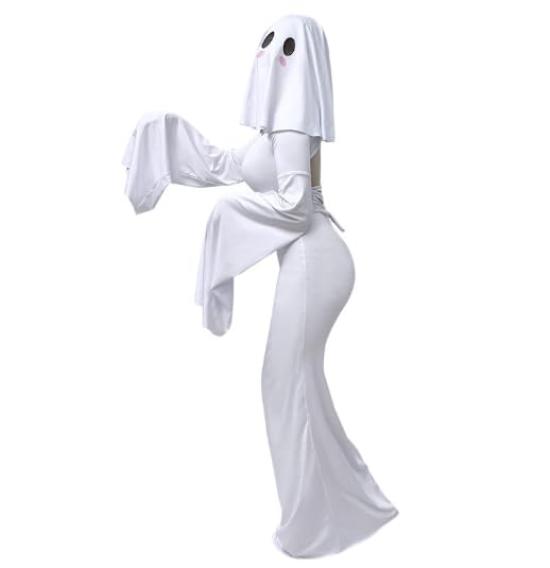 TUAHOUS Halloween Geist Cosplay Sexy Geisterkostüm Horror Jiangshi Spukhaus Kulturfest Schulfest Anime Jenseits Dämon Teufel Yokai