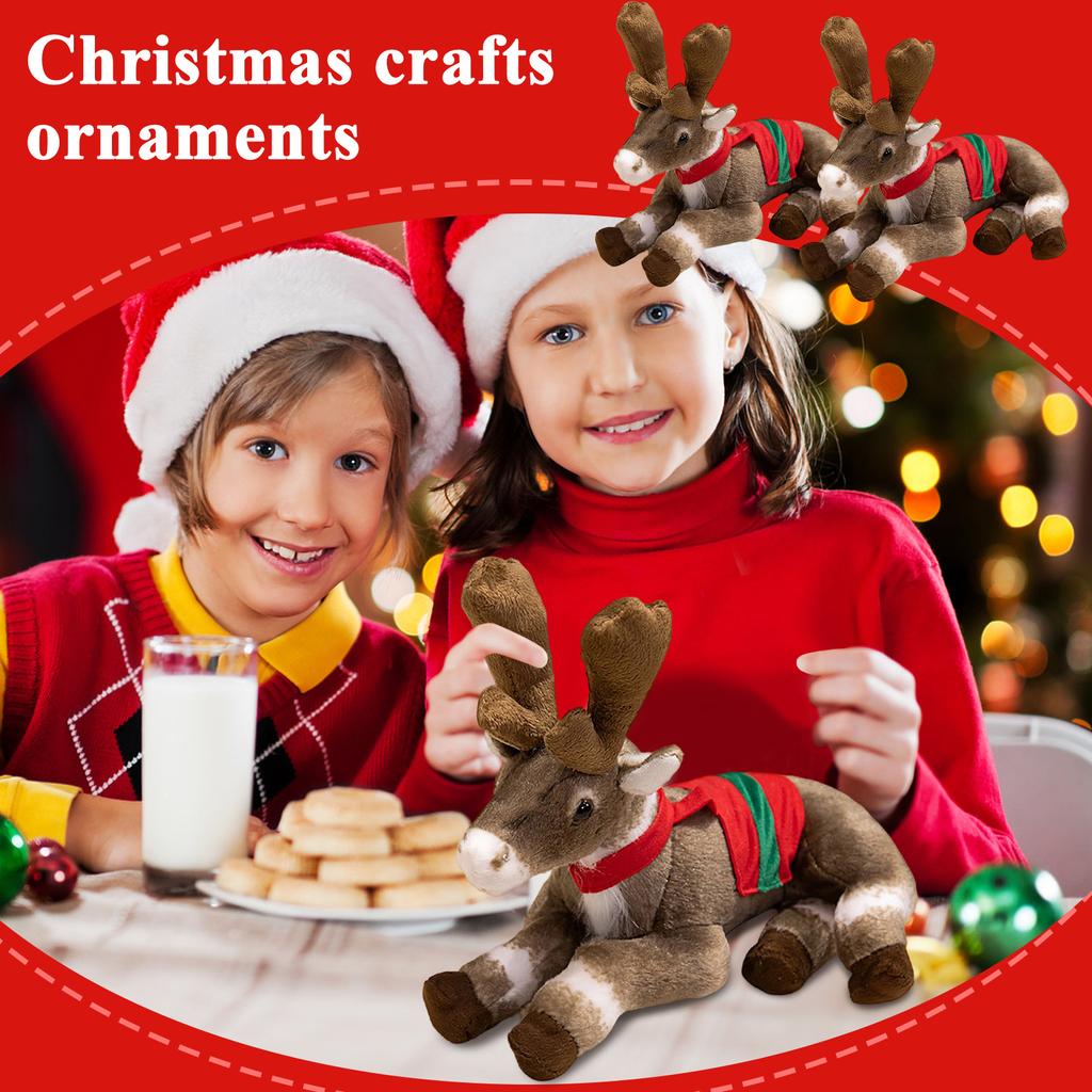 Christmas Elk Doll Plush Toy Gift Doll (without Label)