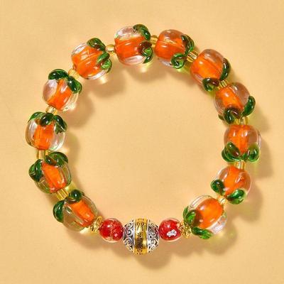 Glückverheißendes Kaki Ruyi Quastenarmband - Kultureller Schmuck