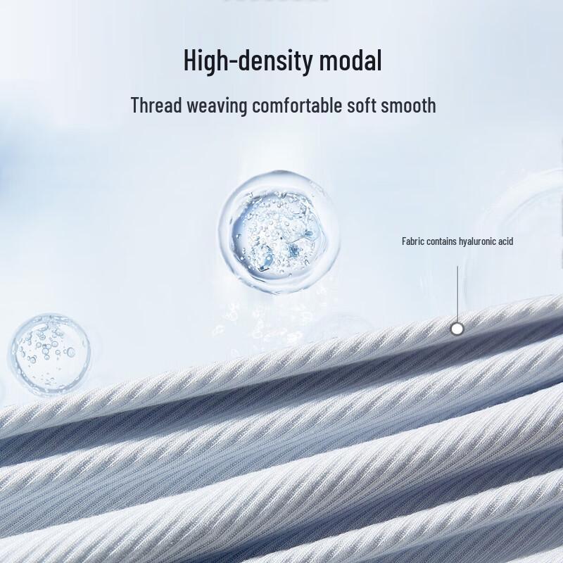 Odifen Women's 60S Modal 5A Antibacterial Seamless Mid-Waist Briefs 3-Pack