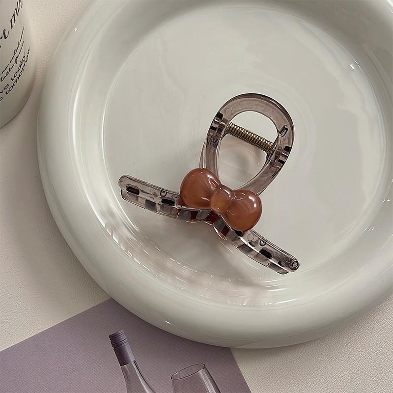 

Простые заколки-крабы с бантом, нескользящие, с сильным захватом, акриловые, с зажимом-акулой для девочек, для густых, тонких, вьющихся волос, летние аксессуары для волос 8cm