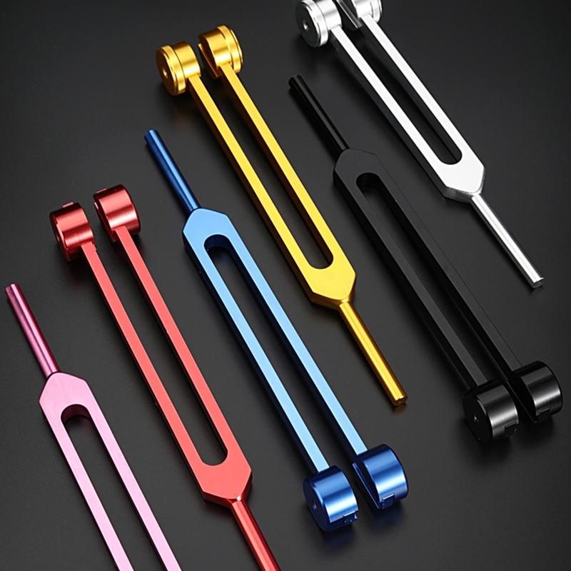 Tuning Fork 128 Hz Tuning Fork with Pouch Hammer Repair Wrench Non-Magnetic Aluminum Alloy Tuning Fork Professional