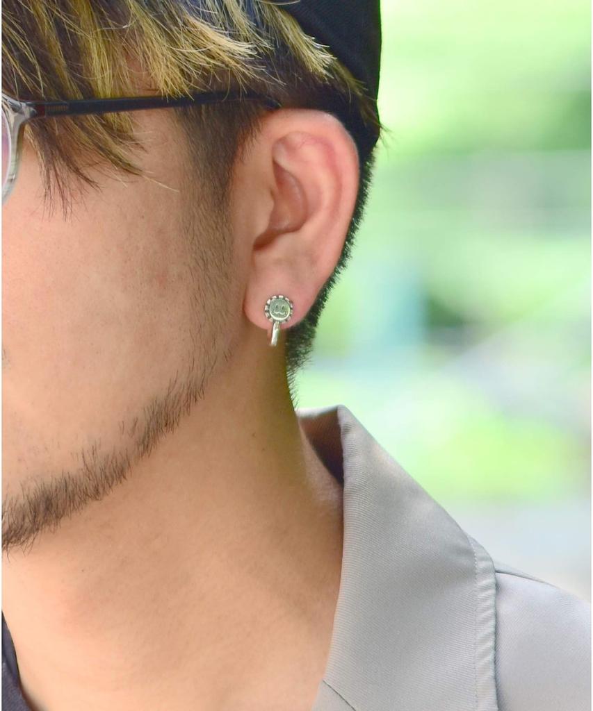LION HEART Earrings LEO Silver 925 Silver Comes with Pouch Earrings/Sharp/Silver