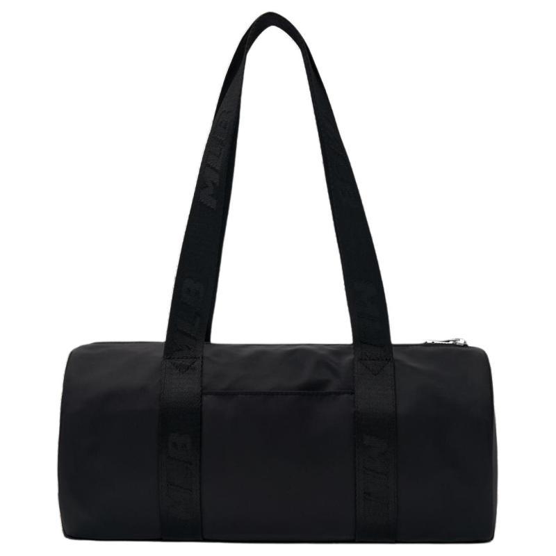 MLB Nylon Portable One Shoulder Travel Bag Regular Unisex Black Casual 3ABQL024N-50BKS