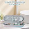 Travel Case For Electric Toothbrush Toothbrush Holder With Mesh Pocket Container Box Storage For Travel Household Teeth Adults