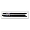 2 PIÈCES ABS M3 M5 Emblème Autocollants de Voiture Garniture de Carrosserie Décalcomanie Badge Décoration Extérieure Accessoires Pour BMW M Performance F01 F20 F10 E60 E46 X5