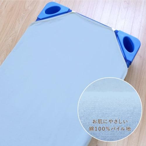 Un Doudou Waterproof Cot Cover, 60 X 130cm, Absorbent, Quick Drying, Pile Fabric, 100% Cotton, Waterproof Back, Comes with Rubber On Four Corners, 155