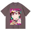 230 Gsm 100% Cotton Dandadan V21 Momo Print Unisex Heavy Cotton T Shirt