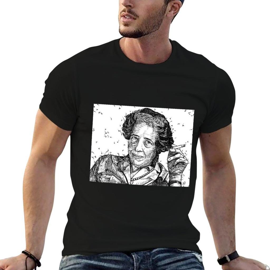 Hannah Arendt Ink Portrait 1 Tshirt Essential T Shirt Unisex T Shirt Luxury Unisex T Shirts High Quality Luxury Brand Tshirt