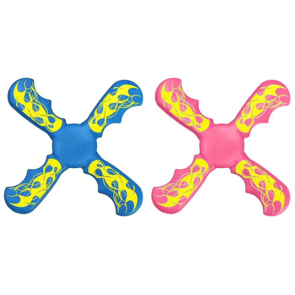 

FE# 3 Bladed Boomerang Three-bladed Boomerang Toy Funny Toddler Toys (Blue)