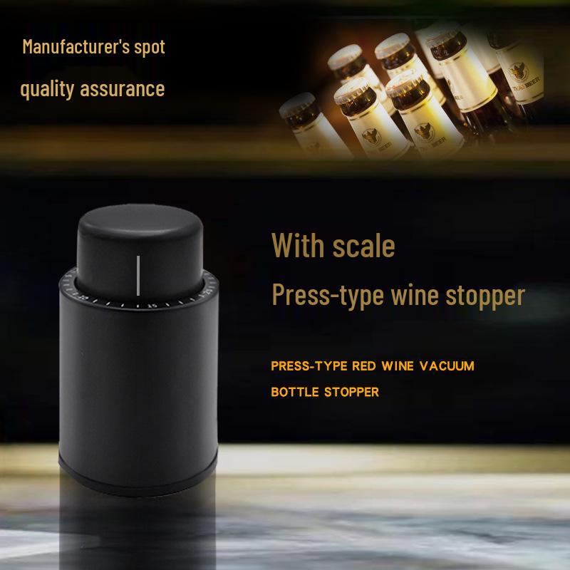 Multifunctional Stainless Steel Vacuum Wine and Champagne Stopper