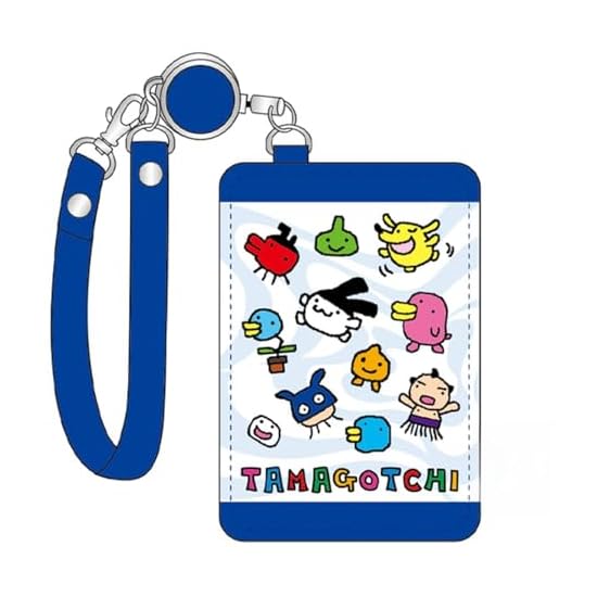 BANDAI Tamagotchi Pass Case with Reel, Navy TG-RT-NV H10.6×W7.3×D0.7cm 2024-06