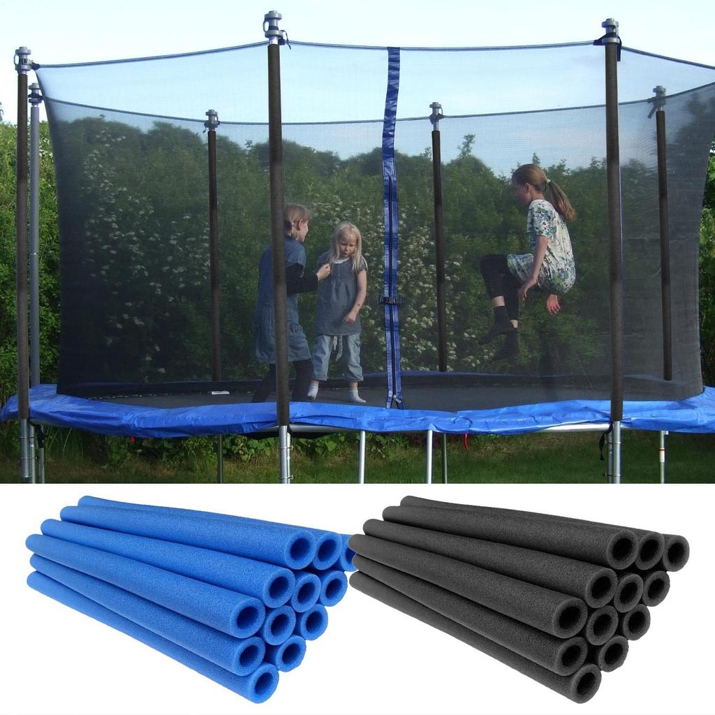12 Pezzi 40cm Pali per Trampolino Manicotti in Schiuma Copri Pali per Trampolino Parte di Ricambio Protettiva Imbottitura Tubo Accessori Tettoia