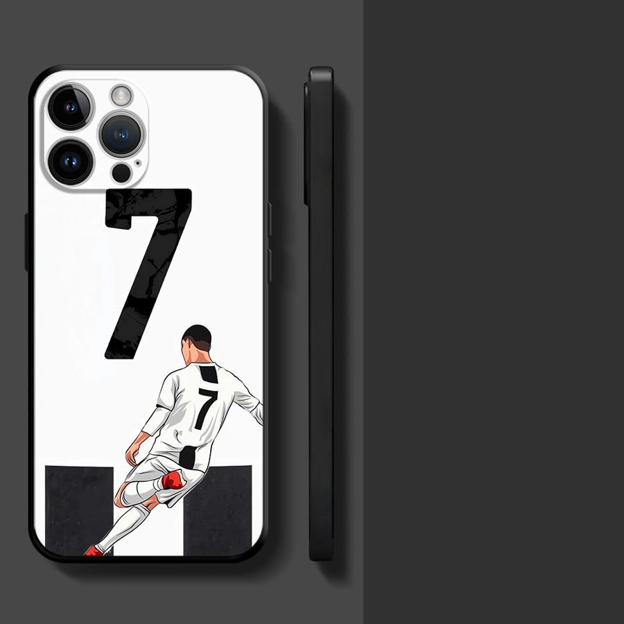 Funda Phone Cover Phone Case for Apple iPhone 17 Pro Max XR XS MAX 12 15 Pro 7 8 17e Air 13 14 16 11 Football Number