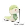 Cartoon Snake Plush Dolls 24CM Snake New Year Mascot Fashion Snake Stuffed Toy  Home Decor