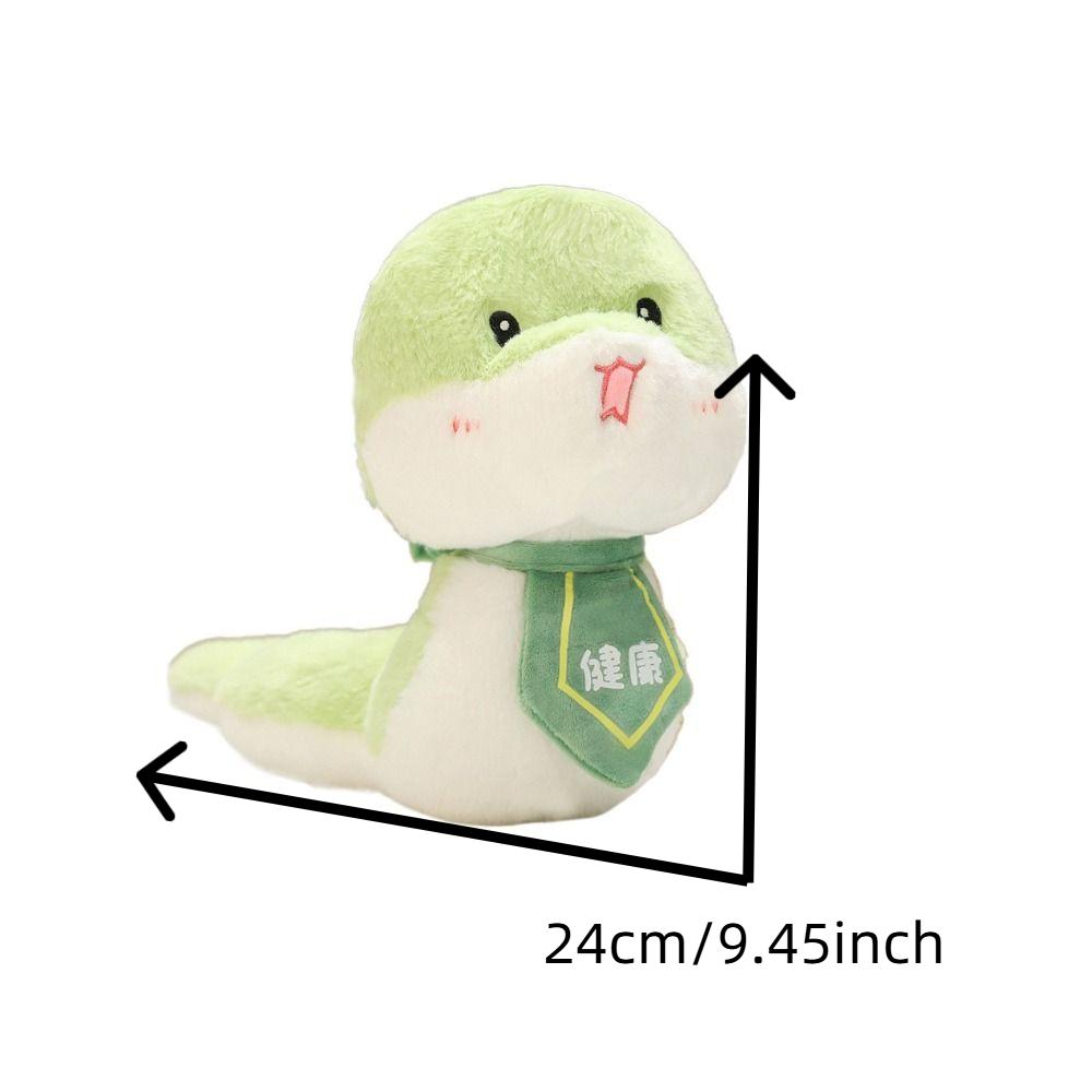 Fluffy Snake Plush Dolls 24CM Snake New Year Mascot Fashion Snake Stuffed Toy  Children Gift