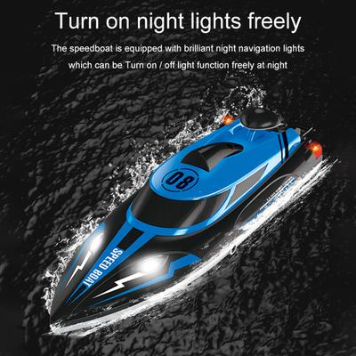 RC Boat Remote Control Boats 25km/h High Speed 2.4GHz RC Boat Toy Gift for Kids Adults Boys Capsize