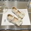 Kinder kleine Lederschuhe Frühling und Herbst Kleid Ballett Kinder Prinzessin Schuhe Vielseitig Weichsohlige Kinder Herbstschuhe