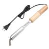 New 1Pc  Electric Soldering Iron Solder Welding Chisel Tip Wood Handle Home Tool