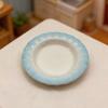 Multifunctional Resin Ornaments Miniature Tray Refrigerator Magnet Pinch Base Durable Macaron Gradient Color Dollhouse Accessories Realistic Tableware