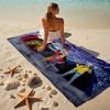 One Piece Stylish Digital Printing Beach Towel Quick‑Drying Absorbent Blanket for Beach Pool Gym Travel