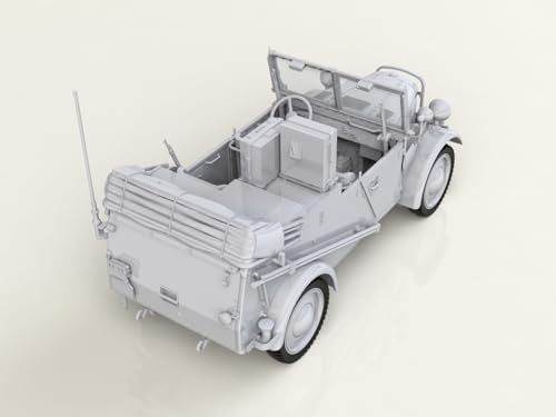 ICM 1/35 scale German Army le.gl.Einheitz-Pkw Kfz.2 Light Four-Wheel Drive Radio-Equipped Vehicle Plastic Model Kit 35583