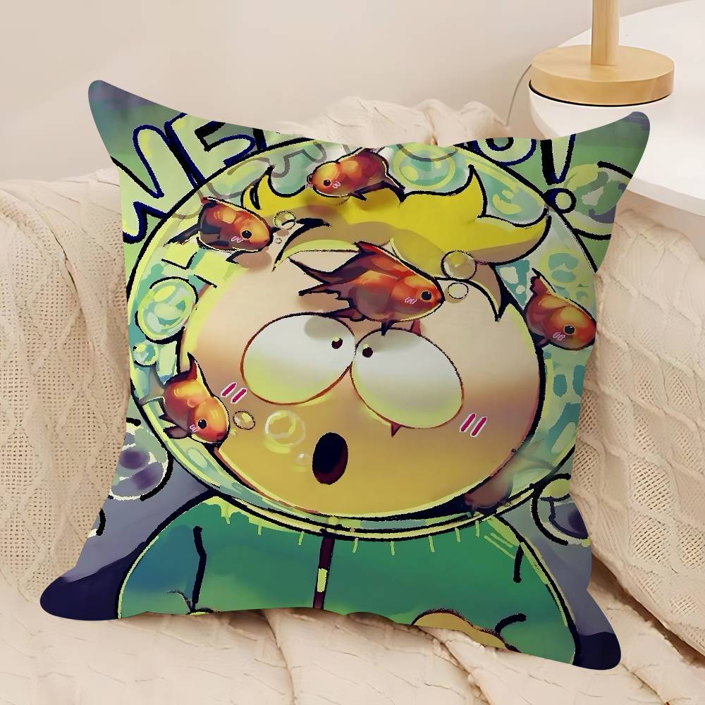 Аниме Южный парк Баттерс Подушка Подарок Домашний Офис Декорация Спальня Диван Автомобиль Наволочка Чехол 45x45 12x12Inch