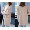 Autumn Knitted Coat Women's Mid-length Spring and Autumn Loose Knitted Shawl Korean Sweater Jacket