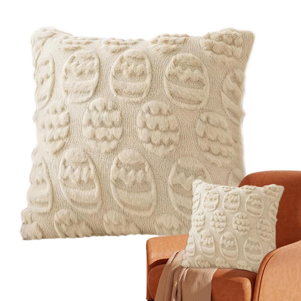 1PC Easter Rabbits Throw Pillow Cover 45x45cm Happy Easter Pillow Cover Bunny Soft Cushion Case Pillow Covers for Home Decor