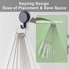 10pcs/set Stainless Steel Nylon Straw Brushes Water Cup Kettle Brush Silicone Glass Straw Test Tube Keyboard Cleaning Brush