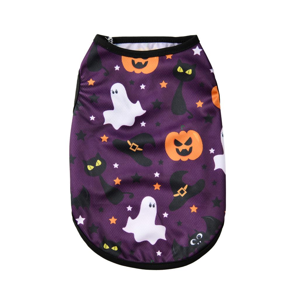 Pet Halloween Summer Vest: Spider, Devil, Pumpkin Designs