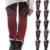 Women's Halloween Print Stretch Leggings Casual Pants for Home and Daily Wear