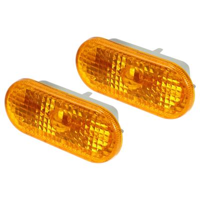 A ABSOPRO LED Clearance Side Marker Signal Light Cover Lens Lamp Assembly Front Left
