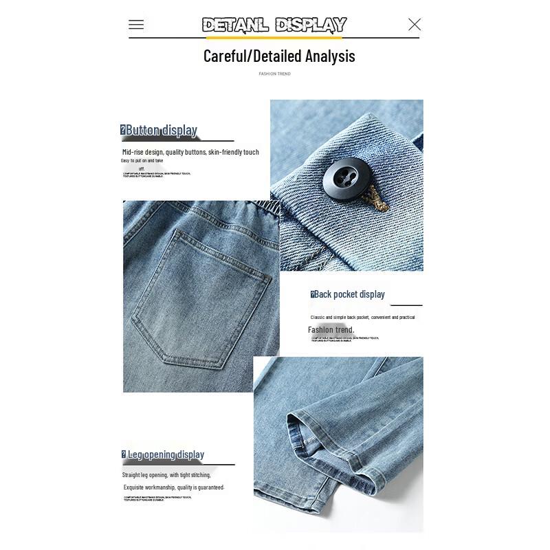 JEEP SPIRIT Men's Loose Straight Leg Jeans