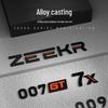 Černý válečník Autoemblém pro modely Zeekr 007GT/001/7X/009/007