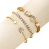 Hot Sale Fashion Creative Love Unlimited Symbol Styling Piece Set Bracelet Set Multi-piece Jewelry Women